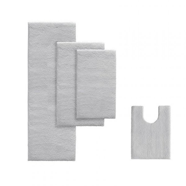 Madison Park Signature Madison Park MPS72-173 Marshmallow Memory Bath Rug; Gray - 20 x 24 in. MPS72-173